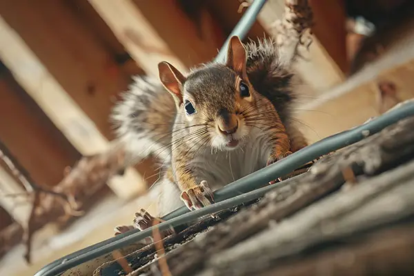 Squirrel with Wires