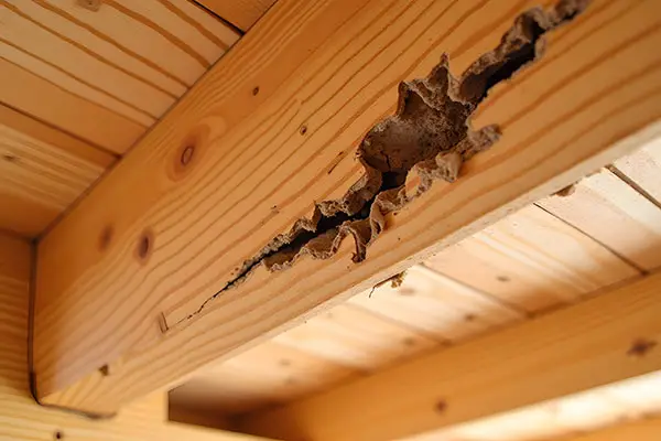 Termites Damaged Wood